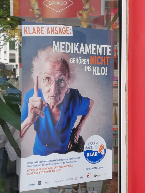Bitte nicht ins Klo.......