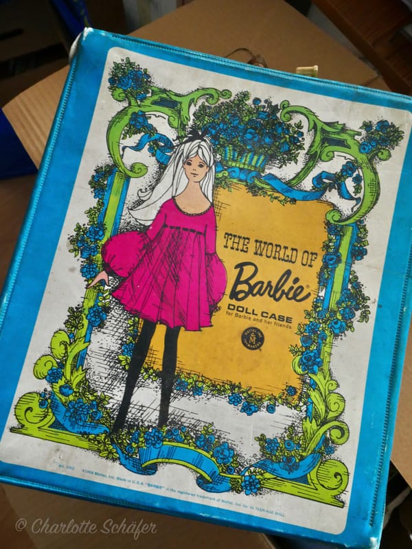 The World of Barbie Doll Case - Mattel 1968